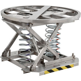 GoVets™ Stainless Steel Spring-Actuated Pallet Carousel & Skid Positioner 940988