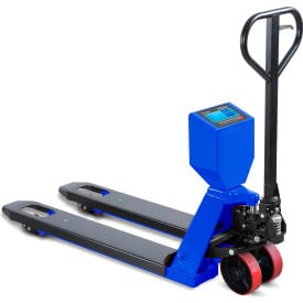 GoVets Manual Pallet Jack Scale TruckNTEP Approved Legal for Trade5000 lb 27x48 Forks 050242