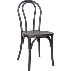 Flash Furniture® Hercules Commercial Indoor/Outdoor Stackable Thonet Style Chair Black -M5-BLK-GGL-9