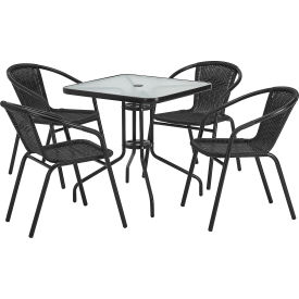 GoVets™ 5-Piece Rattan Outdoor Dining Set 27-1/2