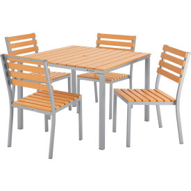 GoVets™ Resin Outdoor Dining Table & Chair Set 40
