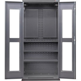 GoVets Clear-View Configurable Pegboard Cabinet 36