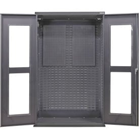 GoVets Clear-View Configurable Pegboard Cabinet 48