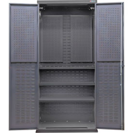 GoVets E-Lock Configurable Pegboard Cabinet 36