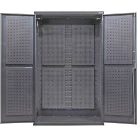 GoVets E-Lock Configurable Full Pegboard Cabinet 48