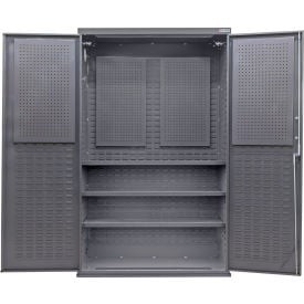 GoVets E-Lock Configurable Pegboard Cabinet 48