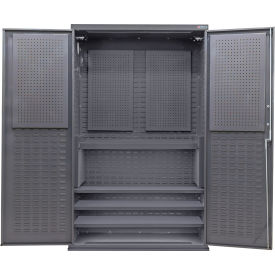 GoVets E-Lock Configurable Pegboard Cabinet 48