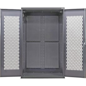 GoVets Configurable Ventilated Full Pegboard Cabinet 48