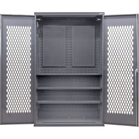 GoVets Configurable Ventilated Pegboard Cabinet 48