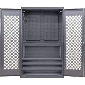 GoVets Configurable Ventilated Pegboard Cabinet 48