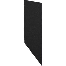 ASI Global Partitions Phenolic Black Core Partition Panel w/o Brackets - 57-1/2