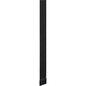ASI Global Partitions Phenolic Black Core Pilaster w/ Shoe - 22