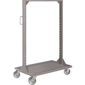 GoVets™ Portable Bin & Shelf Cart W/ Phenolic Casters 36