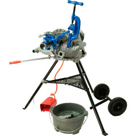 GoVets™ Electric Pipe Threading Machine w/ Manual Die Head 1/2