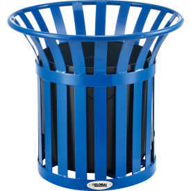 GoVets™ Steel Slat Planter - Blue 738BL695