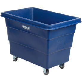 GoVets™ Plastic Bulk Box Truck 8 Bushel Direct Mount Base Blue 313800