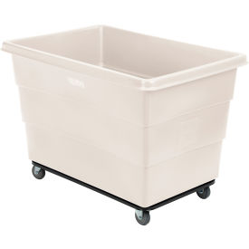 GoVets™ Plastic Bulk Box Truck 20 Bushel Steel Chassis Base White 316WH800
