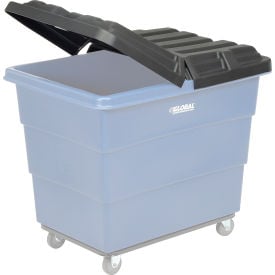 Plastic Hinged Black Lid for 16 bushel truck 372800
