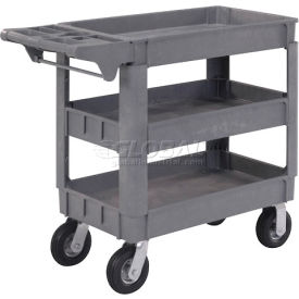 GoVets™ Utility Cart w/3 Shelves & 6