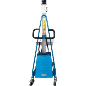 Battery Powered Office Work Positioner Lift Truck with Scale 330 Lb. Capacity 0WE15