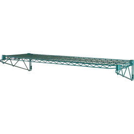 Nexel Poly-Green Additional Wire Shelf Level For Adjustable Wall Mount Wire Shelving 54