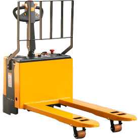 GoVets™ Self-Propelled Electric Pallet Jack with Safety Backrest 4500 lb. Cap 20048B32