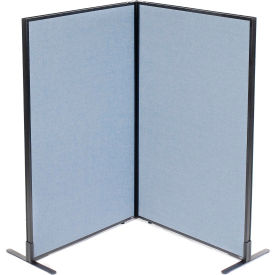 Interion® Freestanding 2-Panel Corner Room Divider 36-1/4