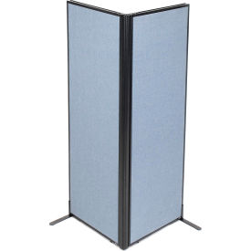 Interion® Freestanding 2-Panel Corner Room Divider 24-1/4