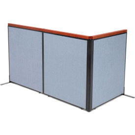 Interion® Deluxe Freestanding 3-Panel Corner Room Divider 36-1/4