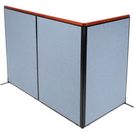 Interion® Deluxe Freestanding 3-Panel Corner Room Divider 48-1/4