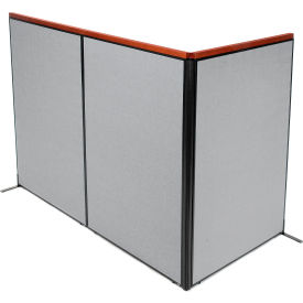 Interion® Deluxe Freestanding 3-Panel Corner Room Divider 48-1/4