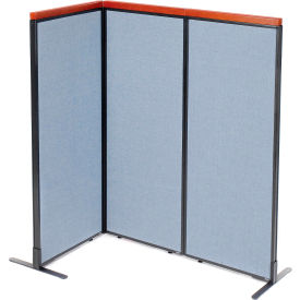 Interion® Deluxe Freestanding 3-Panel Corner Room Divider 24-1/4