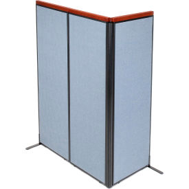 Interion® Deluxe Freestanding 3-Panel Corner Room Divider 24-1/4