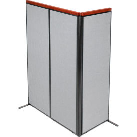 Interion® Deluxe Freestanding 3-Panel Corner Room Divider 24-1/4