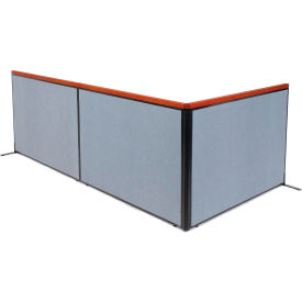 Interion® Freestanding 3-Panel Corner Room Divider 60-1/4