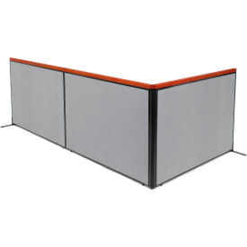 Interion® Deluxe Freestanding 3-Panel Corner Room Divider 60-1/4