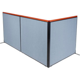 Interion® Deluxe Freestanding 3-Panel Corner Room Divider 60-1/4