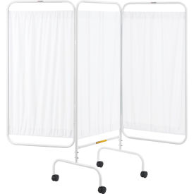 GoVets™ Mobile 3-Panel Privacy Screen Vinyl Panels 79-1/2