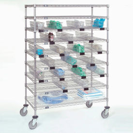 Nexel® Chrome Catheter Cart with Baskets 5