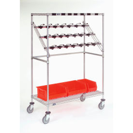 Nexel® Chrome Catheter Procedure Cart 5