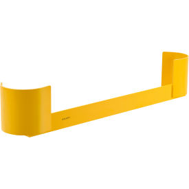 GoVets™ Pallet Rack End Protector Double End 36''L 3/8'' Thick Yellow 853670