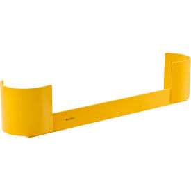 GoVets™ Pallet Rack End Protector Double End 42''L 3/8'' Thick Yellow 854670