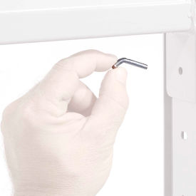 Safety Locking Pin For Bulk Storage Rack Silver Pack of 12 018797