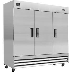 Nexel® Reach In Refrigerator 3 Solid Doors 72 Cu. Ft 035243