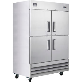 Nexel® Reach In Split Door Refrigerator 4 Solid Doors 47 Cu. Ft. 215243