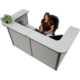 Interion® U-Shaped Reception Station 88