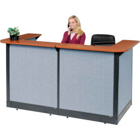 Interion® U-Shaped Reception Station With Raceway 88