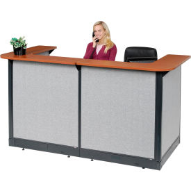 Interion® U-Shaped Reception Station w/Raceway 88