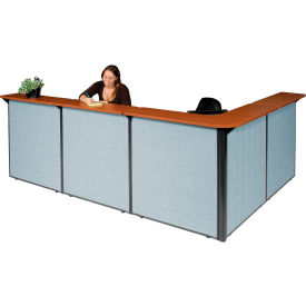 Interion® L-Shaped Reception Station 116