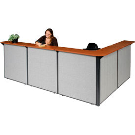 Interion® L-Shaped Reception Station 116